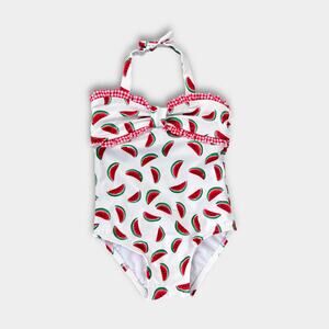 Janie and Jack Ruffle Watermelon Bathing Suit 18-24 Months